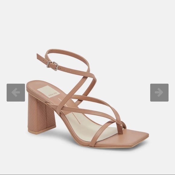 Dolce Vita Paroo heels in Cafe Leather - Picture 1 of 7